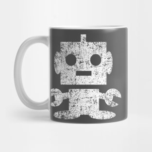 Cute Robot - Distressed Mug